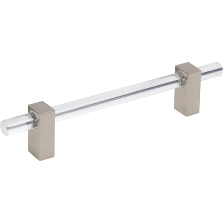 128 Mm Center-To-Center Satin Nickel Spencer Cabinet Bar Pull